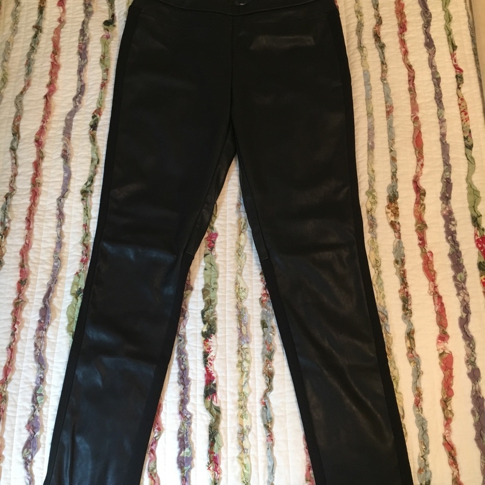 Ellison Black Leather Pants